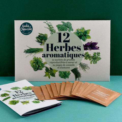 SET - Aromatic herb seeds 12x variety