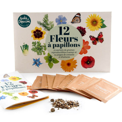 SET - Garden flower seeds 12x assortment