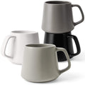 Coffee mugs, Luxe grey-black (4x420 ml)