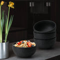 Oasis bowls black (4x750 ml)