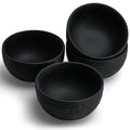 Oasis bowls black (4x750 ml)