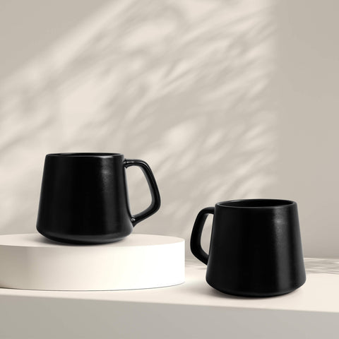 Coffee mugs, Luxe black (4x420 ml)