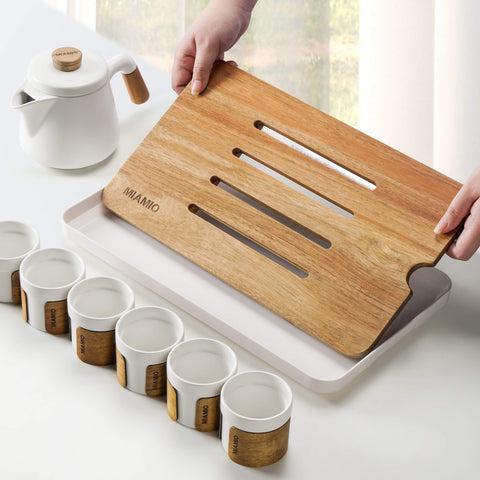 Japanese tea set + coffee cups Luxe black