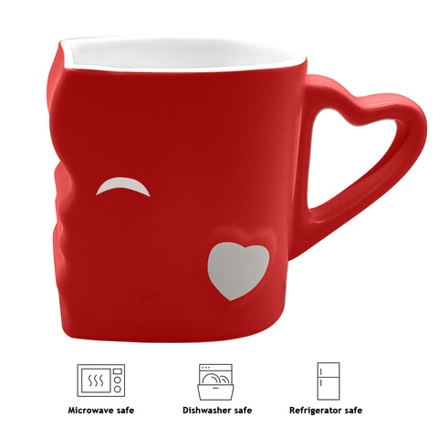 Coffee cups, Kiss red (2x300 ml)