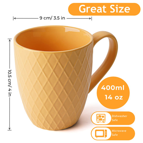 Coffee cups, Palmanova magma (6x400 ml)