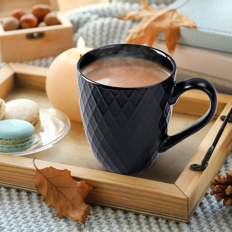 Coffee cups, Palmanova black (6x400 ml)