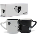 Coffee mugs, kiss black (2x300 ml)