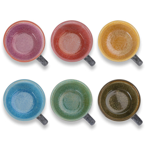 Coffee cups, Palmitas anthracite (6x190 ml)