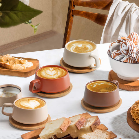 Coffee cups, Luxe beige (4x320 ml)