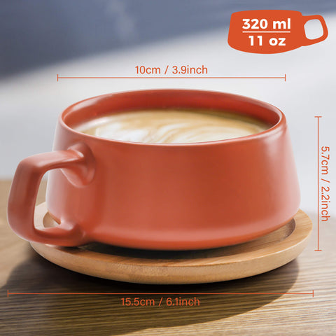Coffee cups, Luxe beige (4x320 ml)