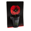 SET - Black pot with poppy seeds