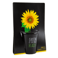SET - Black pot with organic sunflower seeds