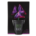 SET - Black pot with purple clover seeds