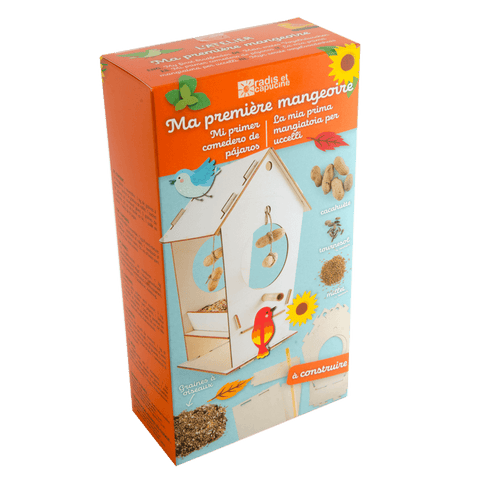 SET - Bird feeder with seeds, for children