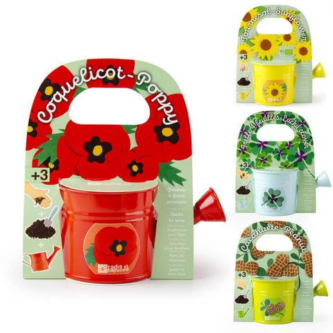 SET - Mini bucket with poppy seeds