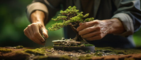 Bonsai je umjetnost uzgoja drveća u malim posudama