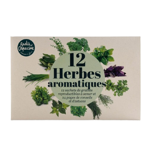 SET - Aromatic herb seeds 12x variety 