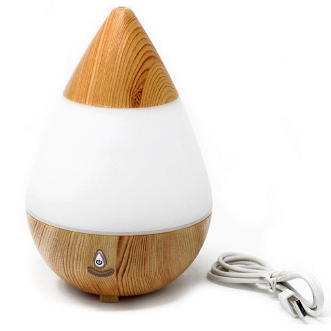 Humidifier diffuser, USB, LED colors, teardrop