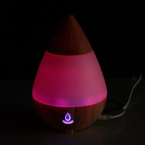 Humidifier diffuser, USB, LED colors, teardrop
