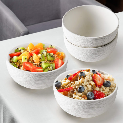 Oasis white bowls (4x750 ml)