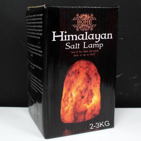 Himalayan salt lamp, natural crystal salt, 2-3 kg
