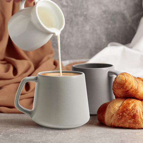 Coffee mugs, Luxe grey-black (4x420 ml)