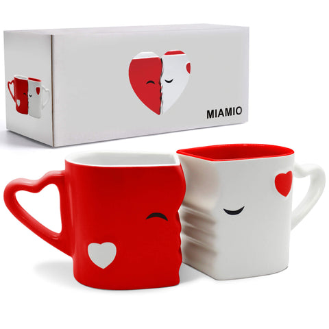 Coffee cups, Kiss red (2x300 ml)