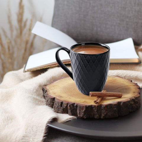 Coffee cups, Palmanova black (6x400 ml)