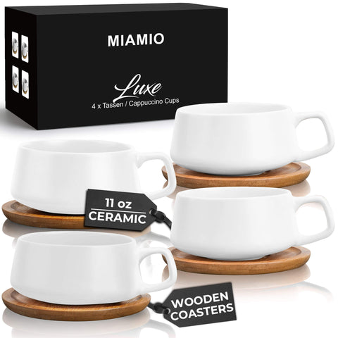 Coffee mugs, Luxe white (4x320 ml)