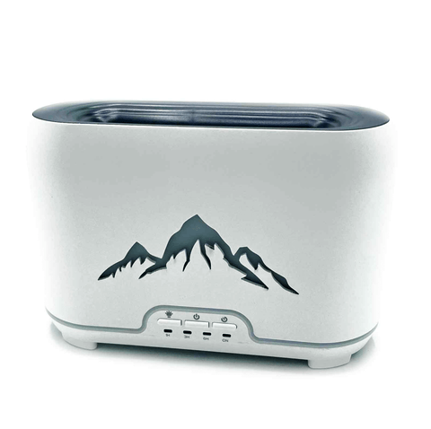 Himalayas humidifier diffuser, USB-C, remote control, flame effect