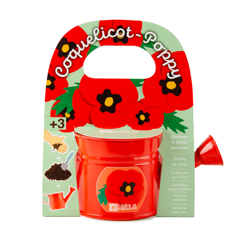 SET - Mini bucket with poppy seeds